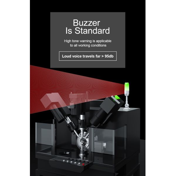 Feu de signalisation à tour lumineuse DC 24V, abat-jour en PC, indicateur d'alarme et de signalisation d'avertissement