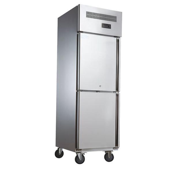Cuisine de restauration commerciale verticale Entreposage en acier inoxydable congélateur à portes multiples congélateur de cuisine
