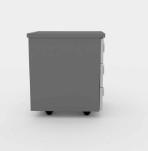Modern Mobile Pedestal Filing Document Office Cabinet Drawer
