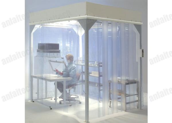 CE Class 1000 Prefabricated Soft Wall Cleanroom , ISO 6 12ft Mobile Clean Room