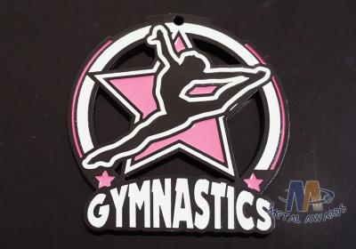 Zinc Allloy Sports Marathon School Running Meta Gymnastics Glow In The Dark Custom
