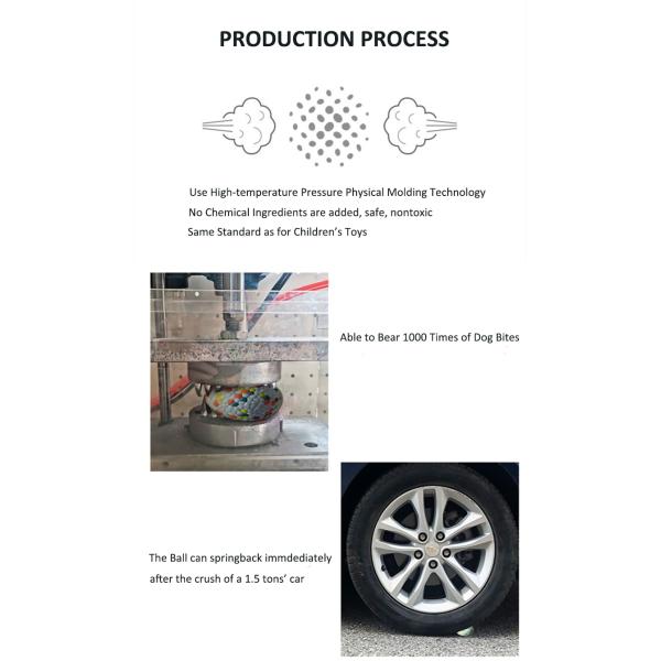 Dog Chew Toy ETPU Solid Ball Interactive   for Pet Toys and  Accessories