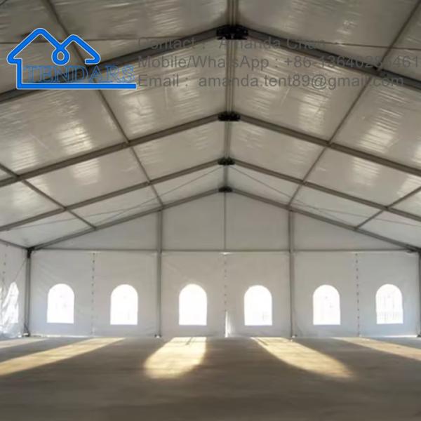 Tenda de armazenagem de armazém Tenda de alumínio à prova de luz solar resistente a incêndio e à água