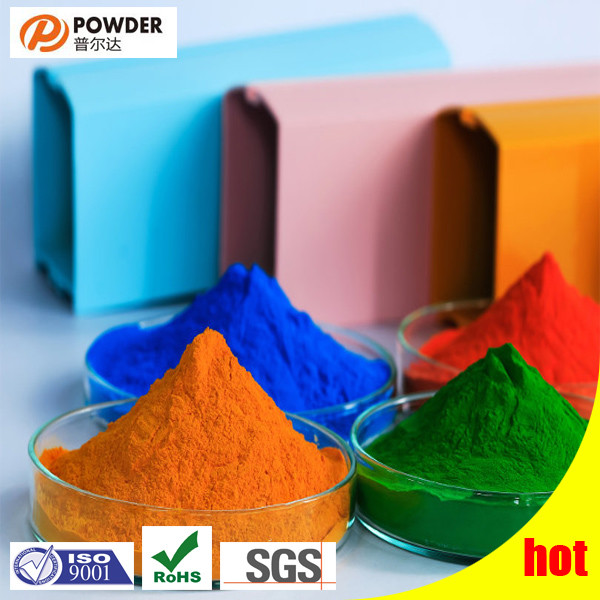 Electrostatic Polyester Powder Coating , Transparent Powder Coat Smooth Surface