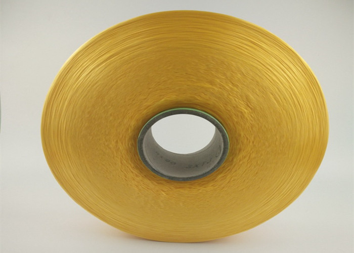 900D Yellow Polypropylene Multifilament Yarn With 96F Yarn Count , Eco - Friendly