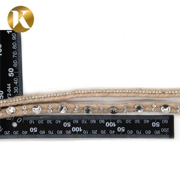 Custom Decorative Handmade Rope 1000mm Size Fashion Style For Shoe