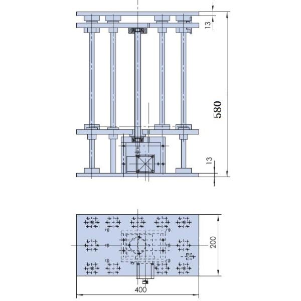 емкость нагрузки Джек 50kg лаборатории 30mm оптически моторизованная перемещением