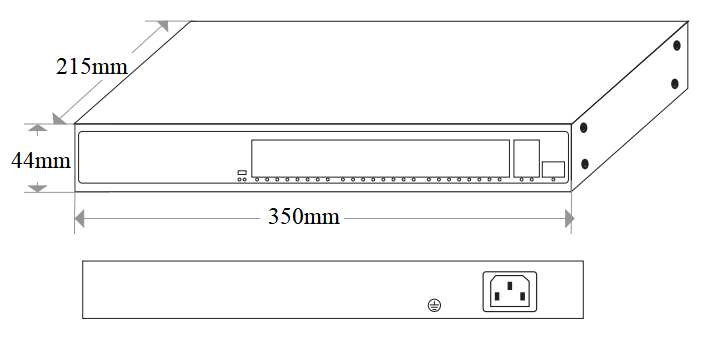 27-Port Gigabit Uplink Unmanaged PoE Switch with 24V Non-Standard PoE+ and 250m Extended Range