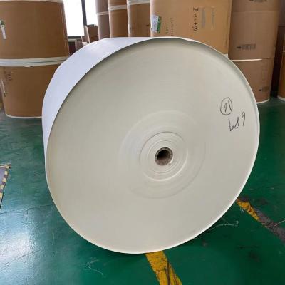 PE lateral do rolo inferior do copo de papel de 300G 320G o único revestiu um núcleo de 6 polegadas
