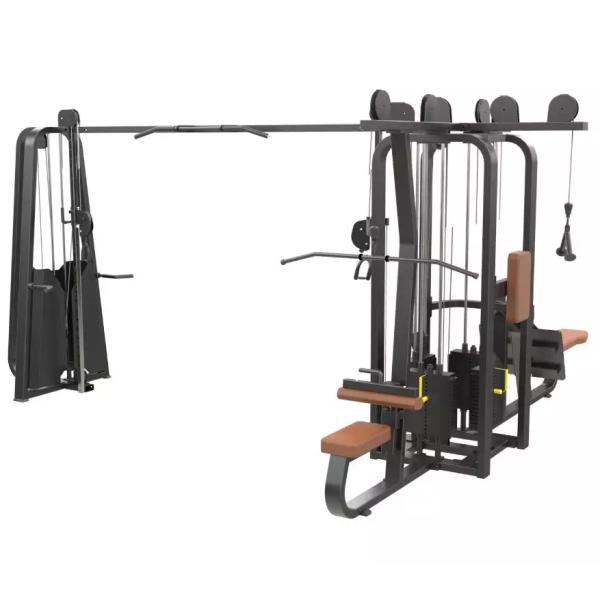 Freeman CommercialMulti-Function Gym Trainer Equipment Steel Chest Bodybuilding Unisex 5 Station