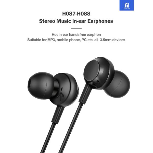 20000Hz 35mm Wired In Ear Earphones For Telephone