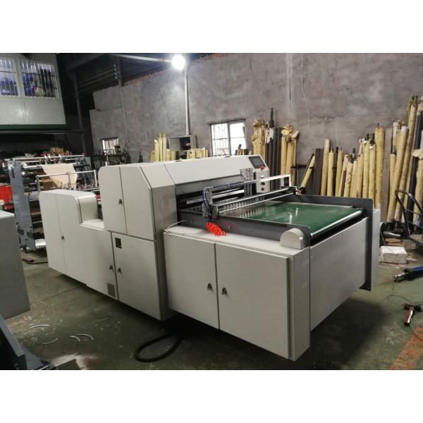 PVC Paper Roll To Sheet Cutting Machine 800mm With Material Conveyor