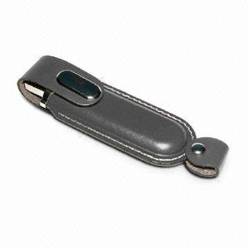 Memoria USB AT-030A del cuero del regalo de la promoción