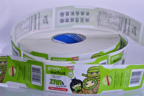 Custom printing self adhesive waterproof food drink juice bottle packaging sticker labels