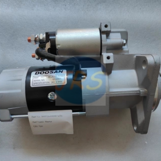 Doosan DX140 DX200 DX225 DL200W Excavator Original Starter Parts 300516-00041B Starter