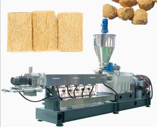 Double machine d'extrudeuse du soja de vis pour des flocons d'avoine, céréales de petit déjeuner, casse-croûte de souffle