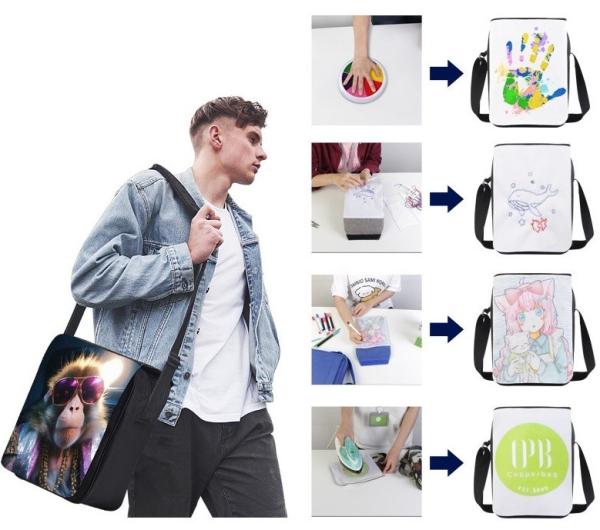Medium Size Sublimation Shoulder Bag For Sublimation Heat Transfer Photos Printing