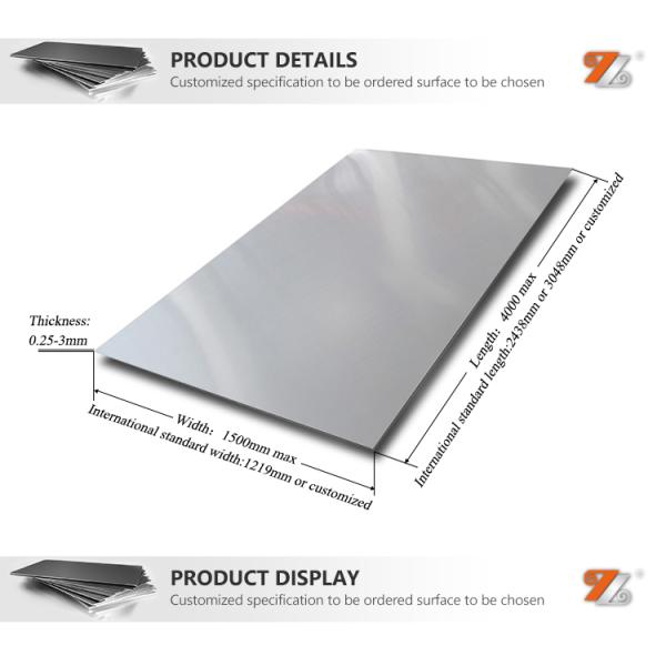 SS410 430 BA Grade Cold Rolled Stainless Steel Sheet 0.5 Mm Plate