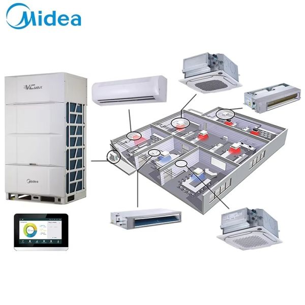 Cooling Only VRF 8-90HP 55°C Extreme Cooling ShieldBox IP55 R32 Low GWP Maximum Cooling Value Purpose Built for Projects That Never Need Heating