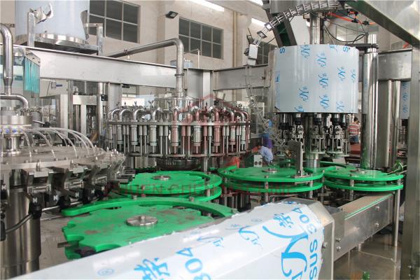 Aluminum Short Screw Cap Glass Bottle Filling Machine Vacuum Type Low Noise