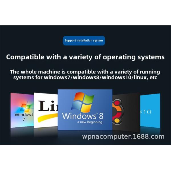 Fanless Industrial Mini PC Intel Core i5 Quad Core 4GB DDR4 SSD