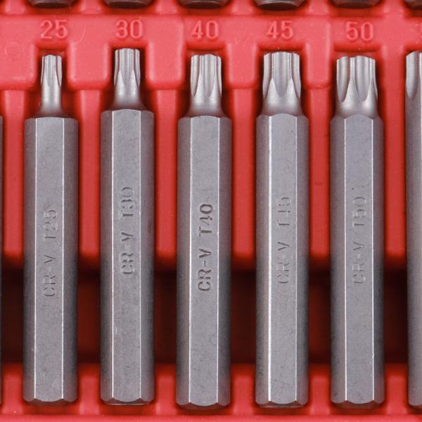 Customized Logo Alloy Steel CRV Material 54pcs Plastic Box Bits Set for High Accuracy