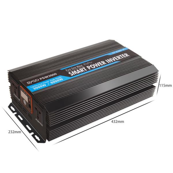 Car Power Inverter DC 12V To 220Vac Dc 12V To Ac 240V Car Power Inverter 2000W Convert Home