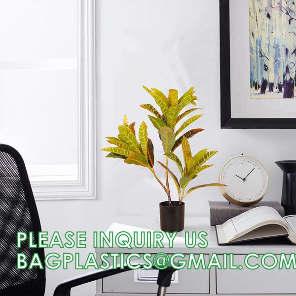 Fake Plants 16 Faux Plants Artificial Potted Plants Indoor for Home Office Farmhouse Kitchen Bathroom Table Shelf