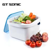 das frutas e legumes ultrassônicas do ozônio do líquido de limpeza da casa de 12.8L 100W arruela ultrassônica do alimento