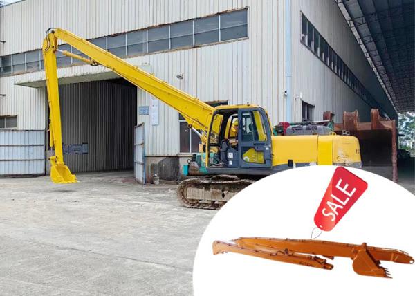 10Ton-16Ton Excavator Demolition Boom Long Reach Arm For Cat Hitachi Komatsu