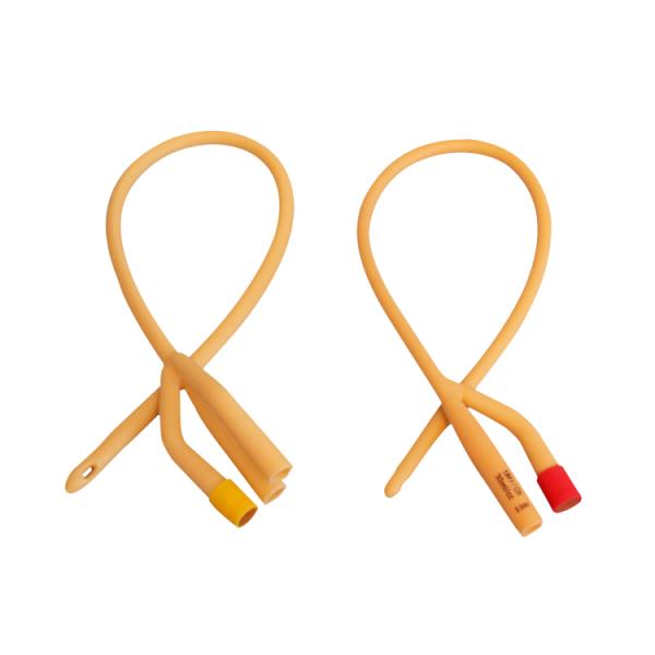 High Quality Various Size Disposable Medical Felame Three Way Latex Foley Catheter