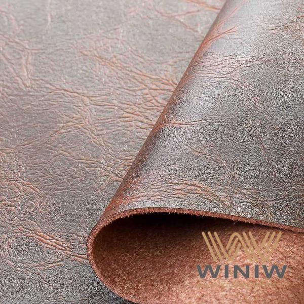 1.4mm Thickness Bags Vegan Leather Acorn Calf Soft Synthetic Leather Material