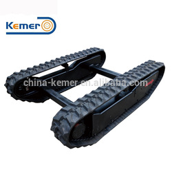 2 Ton Loading Capacity Hydraulic Transmission Crawler Steel Undercarriage for Kemer