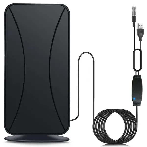 Outdoor Indoor Long Range HD TV Antenna Reviews with Signal Booster Digital HD Antenna for Smart TV and All TV