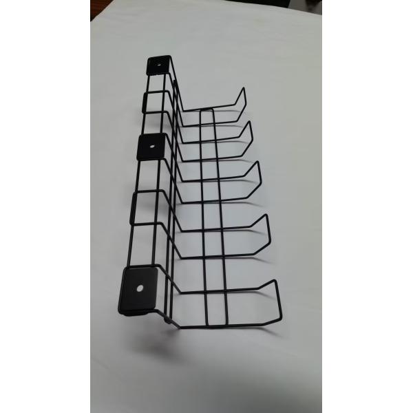 0.36kg Under Desk Cable Management Tray Metal Wire Cord Organizer Functional Design