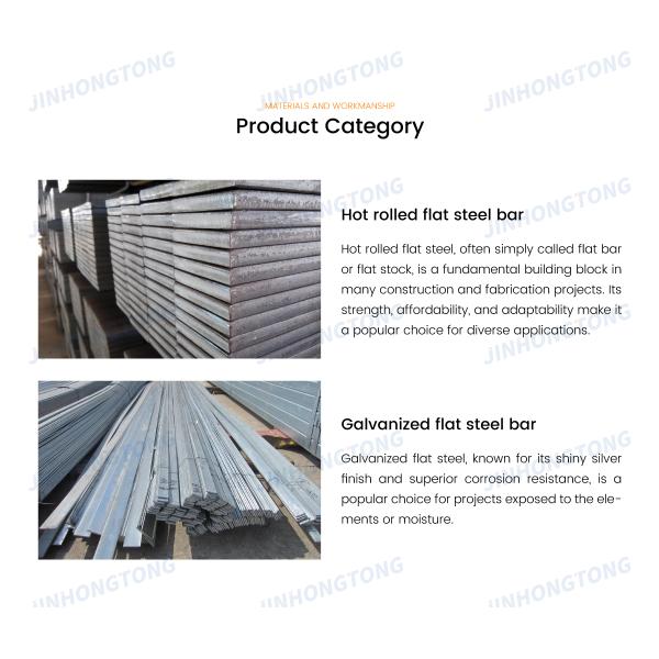 China Factory Mild steel Carbon Steel Flat Bar Black Surface Q195 Q235 Q275 Hot Mold Construction Application Steel Porofile