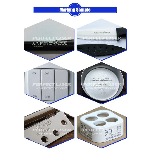 Высокоскоростная 60 Вт лазерная маркировочная машина для прозрачного стекла / акриловых материалов