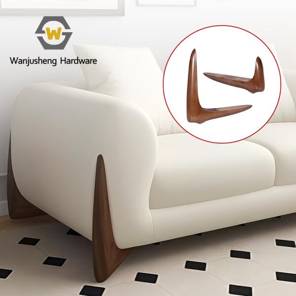Solid Wood L-Shaped Sofa & Coffee Table Legs Bed Leg Supports Indulge in Luxury Wooden Furniture Legs for Leisure Chairs