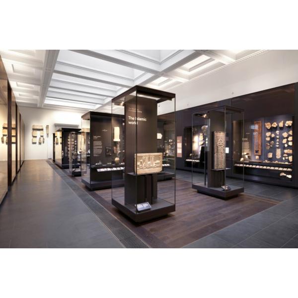 T4 LED Fashion Museum Display Showcase Penbo Display 1200*400mm