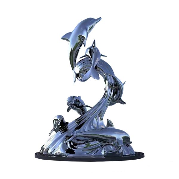 Custom Stainless Steel Sculpture - 304 or 316 Metal Statue for Indoor & Outdoor Decoration