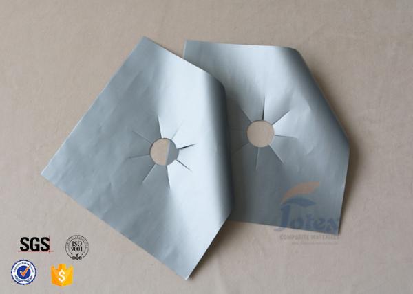 Produto comestível revestido da tela da fibra de vidro da prata PTFE resistente ao calor