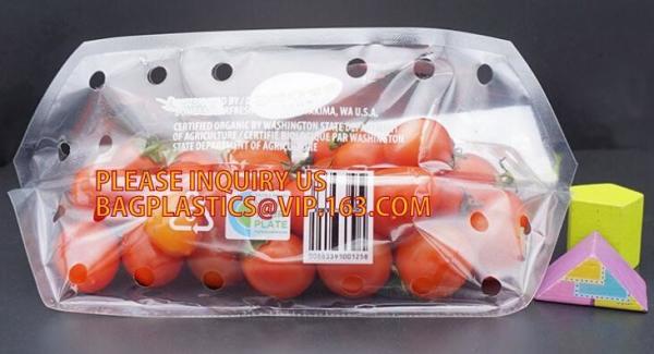 Stand Up Roasted Chicken Packaging Bags With Zip Top hot roast, rotisserie chicken bag, microwaveable bag, slide plastic