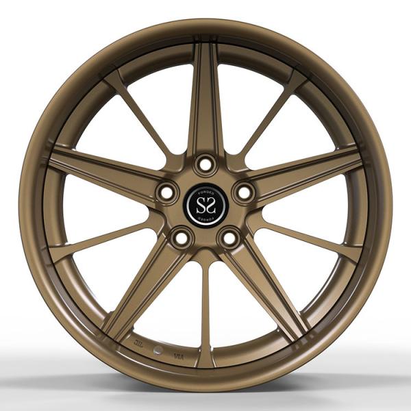 Jeep Wrangler 2-PC en bronze a forgé pouces de 5x127 de la coutume 20 21 et 22 de jantes d'alliage
