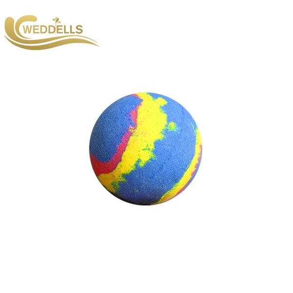 Yellow Color Fragrant Jewels Bath Bombs For Relaxing Neuroprotective Properties