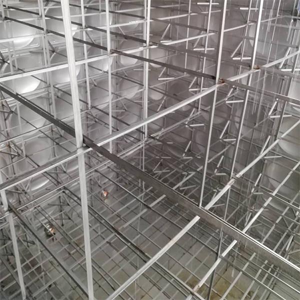 1.2mm - 3mm Cold Water Storage Tanks , School / Hospital Metal Water Tank