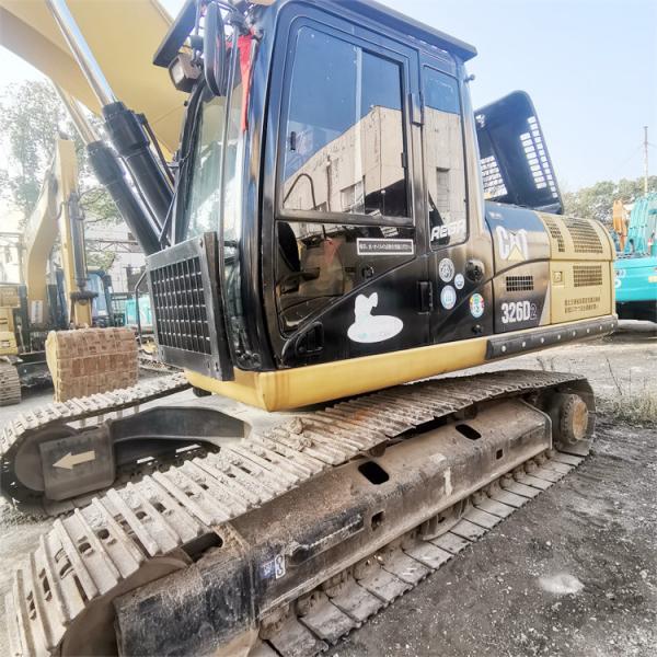 Cat326 Máquina de escavação hidráulica usada Excavadora de 26 toneladas Excavadora de segunda mão