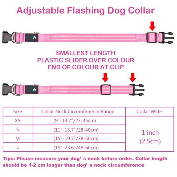 УСБ увиденный безопасностью СИД собаки воротника перезаряжаемые Мултифуктионал для тренировки собак идя