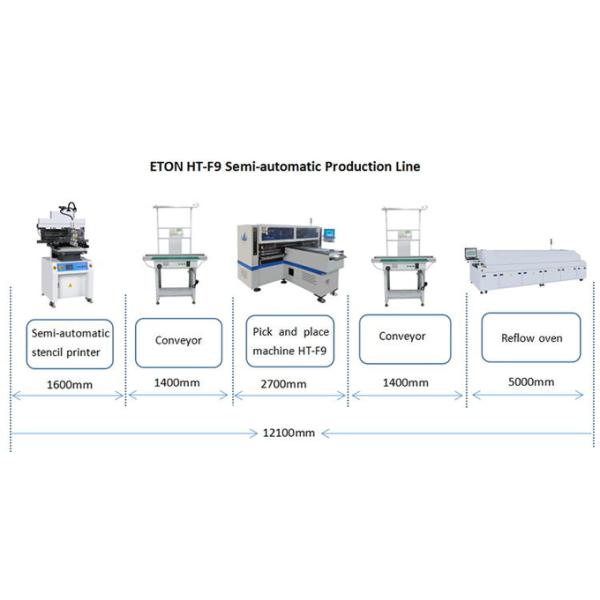 High Speed LED Making Machine 68 Feeder Stations LED Lights Assembly Machine