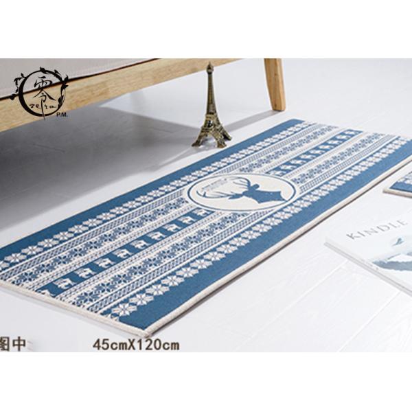 Home Decoration Foot Mat Rubber Christmas Deer Pattern Welcome Indoor Outdoor