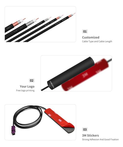Polarização R.H.C.P. Inten Indoor Patch Antenna para Comunicação Externa 2.4G/5G GSM 3G
